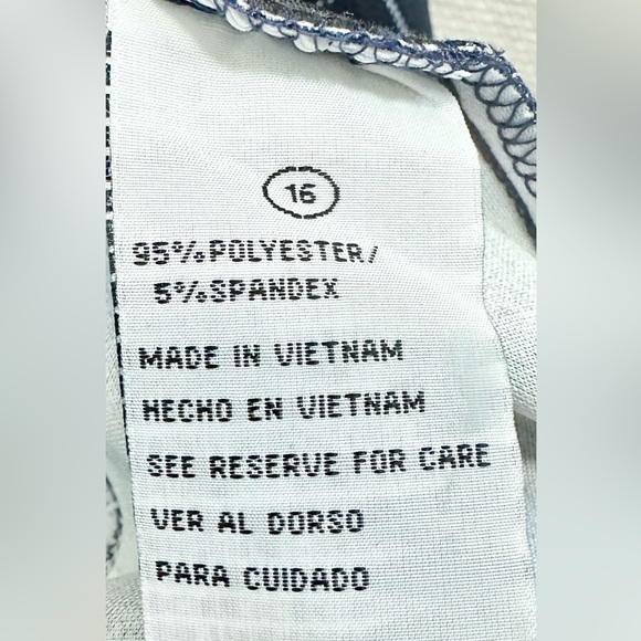 Shelby & Palmer Navy Checkered Sleeveless Dress - Picture 6 of 6